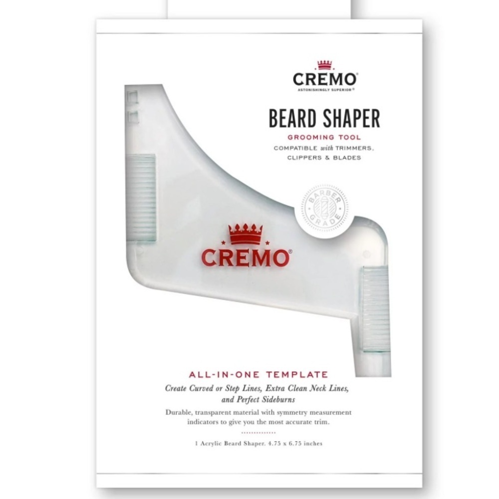 💛 Cremo Beard Shaper Grooming Tool All-In-One Template For Men